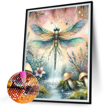 Load image into Gallery viewer, Diamond Painting - Full Round - romantic dragonfly (30*40CM)