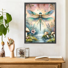 Load image into Gallery viewer, Diamond Painting - Full Round - romantic dragonfly (30*40CM)