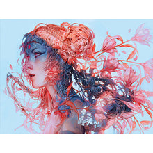 Load image into Gallery viewer, Diamond Painting - Full Round - beautiful girl (40*30CM)