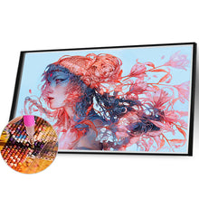 Load image into Gallery viewer, Diamond Painting - Full Round - beautiful girl (40*30CM)