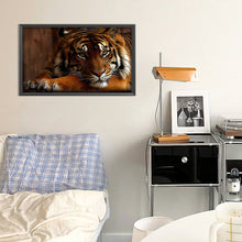 Load image into Gallery viewer, Diamond Painting - Full Round - tiger (50*30CM)