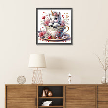 Load image into Gallery viewer, Diamond Painting - Partial Special Shaped - love unicorn (30*30CM)