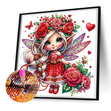 Load image into Gallery viewer, Diamond Painting - Partial Special Shaped - rose elf (30*30CM)