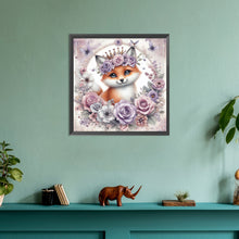 Load image into Gallery viewer, Diamond Painting - Full Round - rose fox (30*30CM)