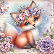 Load image into Gallery viewer, Diamond Painting - Full Round - rose fox (30*30CM)