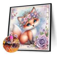 Load image into Gallery viewer, Diamond Painting - Full Round - rose fox (30*30CM)