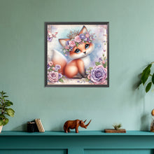 Load image into Gallery viewer, Diamond Painting - Full Round - rose fox (30*30CM)