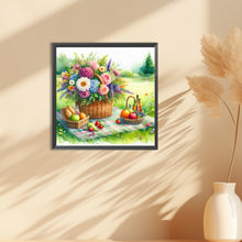 Load image into Gallery viewer, Diamond Painting - Full Round - Spring outdoor flowers and fruits (30*30CM)