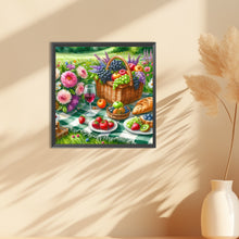 Load image into Gallery viewer, Diamond Painting - Full Round - Spring outdoor flowers and fruits (30*30CM)