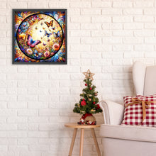 Load image into Gallery viewer, Diamond Painting - Full Round - Glass Art Butterfly Bush (30*30CM)