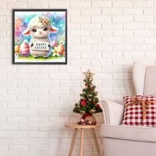Load image into Gallery viewer, Diamond Painting - Full Round - easter lamb (30*30CM)