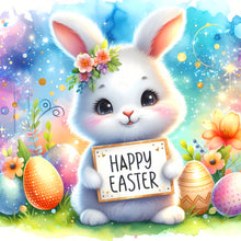 Load image into Gallery viewer, Diamond Painting - Full Round - easter bunny (30*30CM)