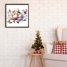 Load image into Gallery viewer, Diamond Painting - Full Round - Sheep and magnolias (30*30CM)