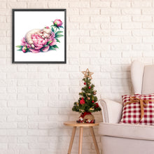 Load image into Gallery viewer, Diamond Painting - Full Round - Sheep and peonies (30*30CM)