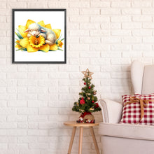 Load image into Gallery viewer, Diamond Painting - Full Round - Sheep and daffodils (30*30CM)