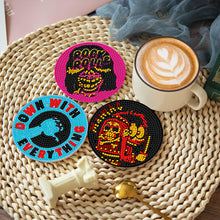 Load image into Gallery viewer, 8Pcs Diamond Art Painting Coasters Craft Kit with Holder for Gift (Abstract Art)