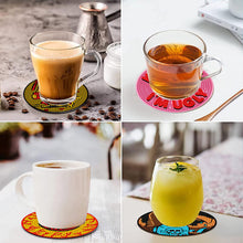 Load image into Gallery viewer, 8Pcs Diamond Art Painting Coasters Craft Kit with Holder for Gift (Abstract Art)