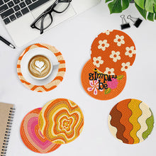 Load image into Gallery viewer, 8Pcs Diamond Art Painting Coasters Craft Kit with Holder for Gift (Fractal Art)