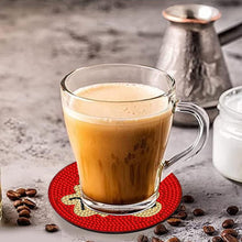 Load image into Gallery viewer, 8Pcs Diamond Art Painting Coasters Craft Kit with Holder for Gift (Red English)