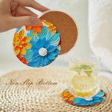 Load image into Gallery viewer, 8Pcs Diamond Art Painting Coasters Craft Kit with Holder (St. Patrick Day Gnome)