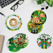 Load image into Gallery viewer, 6Pcs Diamond Art Painting Coasters Craft Kit with Holder for Gift (Easter Egg)