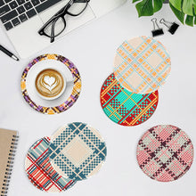 Load image into Gallery viewer, 8Pcs Diamond Art Painting Coasters Craft Kit with Holder for Gift (Abstract Art)