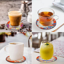 Load image into Gallery viewer, 8Pcs DIY Diamond Art Painting Coasters Craft Kit with Holder (Passionate Cat)