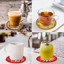 Load image into Gallery viewer, 8Pcs Diamond Art Painting Coasters Craft Kit with Holder for Gift (Farm Cat)