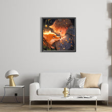 Load image into Gallery viewer, Diamond Painting - Full Square - little boy and fox (40*40CM)