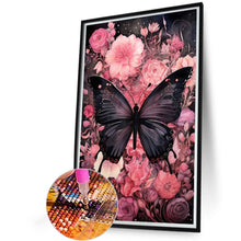 Load image into Gallery viewer, AB Diamond Painting - Full Round - flowers butterfly (40*60CM)