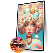 Load image into Gallery viewer, AB Diamond Painting - Full Round - candy girl (40*60CM)