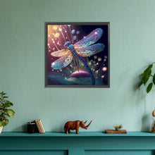 Load image into Gallery viewer, Diamond Painting - Full Round - glowing dragonfly (30*30CM)