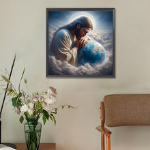 Load image into Gallery viewer, Diamond Painting - Full Round - Earth and Jesus (30*30CM)