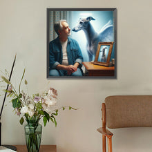 Load image into Gallery viewer, Diamond Painting - Full Round - Miss the puppy (30*30CM)