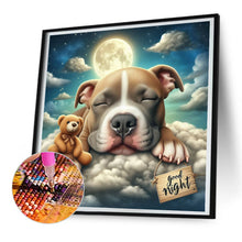 Load image into Gallery viewer, Diamond Painting - Full Round - Good night bear and puppy (30*30CM)