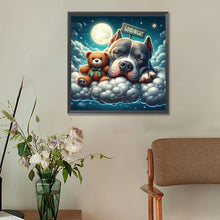 Load image into Gallery viewer, Diamond Painting - Full Round - Good night bear and puppy (30*30CM)