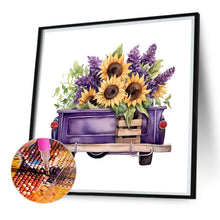 Load image into Gallery viewer, Diamond Painting - Full Square - purple truck (30*30CM)