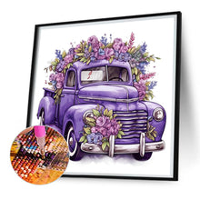 Load image into Gallery viewer, Diamond Painting - Full Square - purple truck (30*30CM)