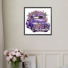 Load image into Gallery viewer, Diamond Painting - Full Square - purple truck (30*30CM)