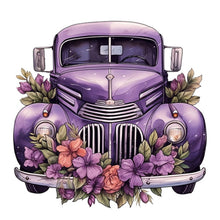 Load image into Gallery viewer, Diamond Painting - Full Square - purple truck (30*30CM)
