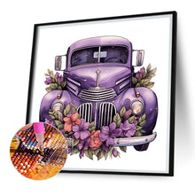 Load image into Gallery viewer, Diamond Painting - Full Square - purple truck (30*30CM)
