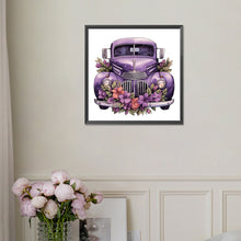 Load image into Gallery viewer, Diamond Painting - Full Square - purple truck (30*30CM)