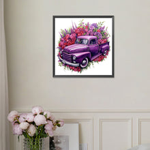 Load image into Gallery viewer, Diamond Painting - Full Square - purple truck (30*30CM)