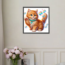 Load image into Gallery viewer, Diamond Painting - Full Square - cute kitten (30*30CM)