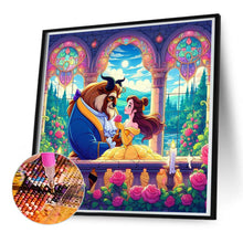 Load image into Gallery viewer, Diamond Painting - Full Round - beauty and the beast (50*50CM)