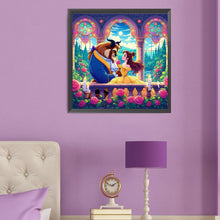 Load image into Gallery viewer, Diamond Painting - Full Round - beauty and the beast (50*50CM)