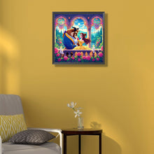 Load image into Gallery viewer, Diamond Painting - Full Round - beauty and the beast (50*50CM)