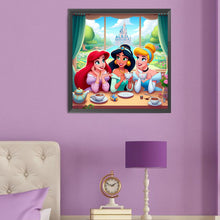 Load image into Gallery viewer, Diamond Painting - Full Round - three princesses (50*50CM)