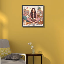 Load image into Gallery viewer, Diamond Painting - Full Round - girl (50*50CM)