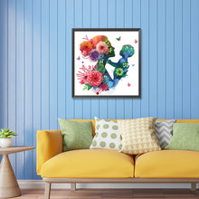 Load image into Gallery viewer, Diamond Painting - Partial Special Shaped - Mother and child silhouette (30*30CM)